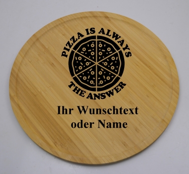Pizza plate Pizza is always the answer